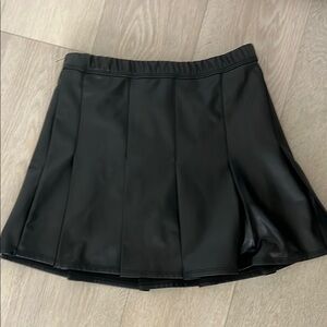 Black Pleated Skirt